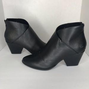 Comfy Black Boots Low Heel Booties
